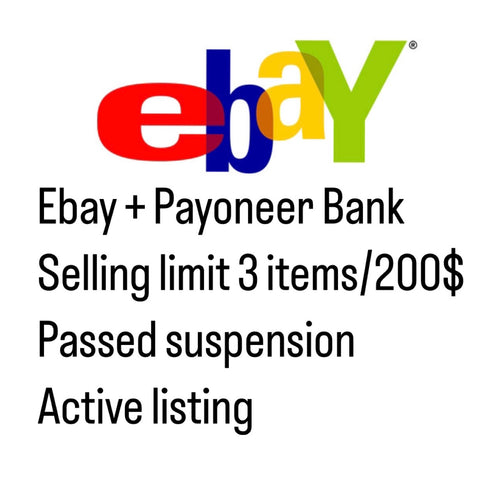Ebay + Payoneer Bank Package