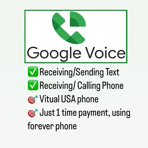 Google voice Phone - Vitual Usa phone number